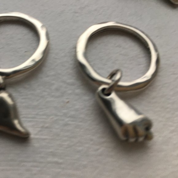 Uno de 50 multiple ring stack silver - Picture 5 of 9